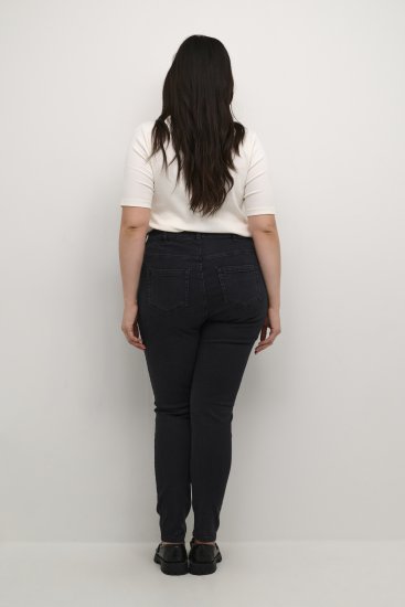 Kaffe Curve Laurina Džinsi Mazgāts melns džinss - Džinsi & Bikses Lielos Izmēros – Plus Size - 