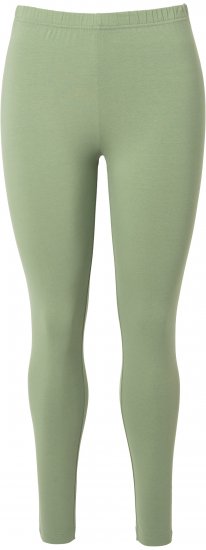 Ulla Popken Basic Stretch Knit Ankle Length Leggings Olive - Džinsi & Bikses Lielos Izmēros – Plus Size - 