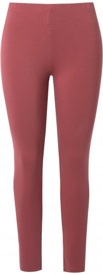 Ulla Popken Basic Stretch Knit Ankle Length Leggings Brick Red - Džinsi & Bikses Lielos Izmēros – Plus Size - 