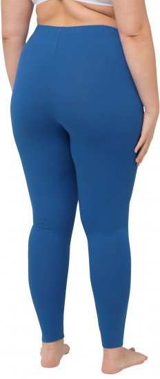 Ulla Popken Basic Stretch Knit Ankle Length Leggings Grey Blue - Džinsi & Bikses Lielos Izmēros – Plus Size - 
