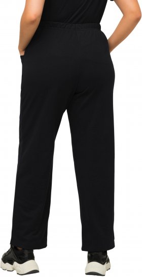 Ulla Popken Pull On Knit Straight Leg Pocket Pants Black - SIEVIEŠU APĢĒRBS 40-66 - 