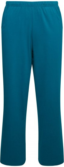 Ulla Popken Pull On Knit Straight Leg Pocket Pants Dark Petrol - SIEVIEŠU APĢĒRBS 40-66 - 