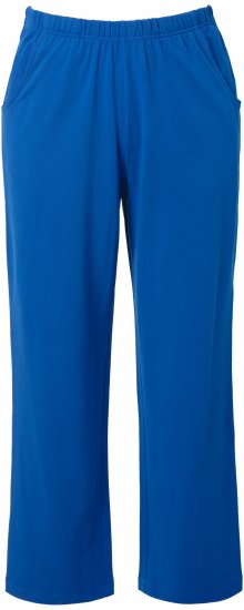 Ulla Popken Pull On Knit Straight Leg Pocket Pants Denim Blue - SIEVIEŠU APĢĒRBS 40-66 - 