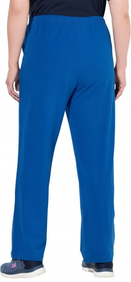 Ulla Popken Pull On Knit Straight Leg Pocket Pants Denim Blue - SIEVIEŠU APĢĒRBS 40-66 - 