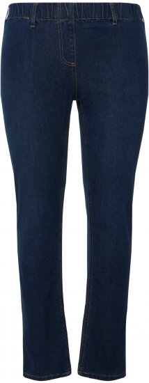 Ulla Popken Denim Look All Elastic Pocket Sienna Jeggings Blue Denim - Džinsi & Bikses Lielos Izmēros – Plus Size - 