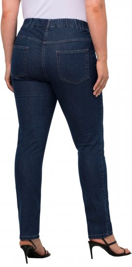 Ulla Popken Denim Look All Elastic Pocket Sienna Jeggings Blue Denim - Džinsi & Bikses Lielos Izmēros – Plus Size - 
