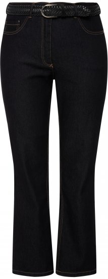Ulla Popken Regular Fit Mandy Stretch Jeans Dark Blue Denim - Džinsi & Bikses Lielos Izmēros – Plus Size - 