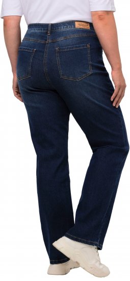 Ulla Popken Straight Leg Mandy Fit Stretch Jeans Blue Denim - Džinsi & Bikses Lielos Izmēros – Plus Size - 