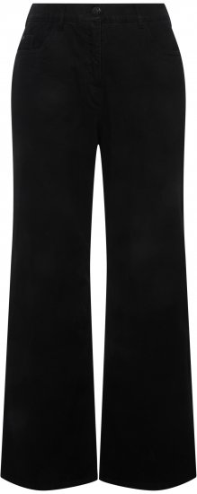 Ulla Popken Mary Fit Wide Leg Stretch Jeans Black - Džinsi & Bikses Lielos Izmēros – Plus Size - 