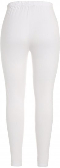 Ulla Popken Quick Dry Moisture Wicking Stretch Ski Leggings Snow White - Džinsi & Bikses Lielos Izmēros – Plus Size - 