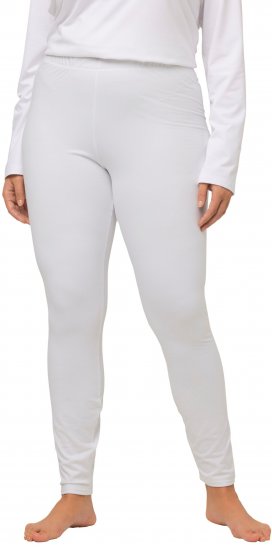 Ulla Popken Quick Dry Moisture Wicking Stretch Ski Leggings Snow White - Džinsi & Bikses Lielos Izmēros – Plus Size - 