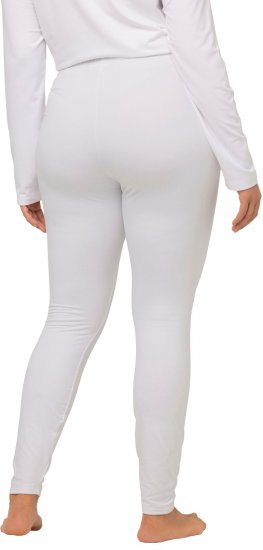 Ulla Popken Quick Dry Moisture Wicking Stretch Ski Leggings Snow White - Džinsi & Bikses Lielos Izmēros – Plus Size - 