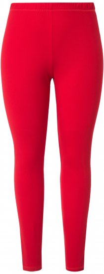 Ulla Popken Quick Dry Moisture Wicking Stretch Ski Leggings Salsa Red - Džinsi & Bikses Lielos Izmēros – Plus Size - 