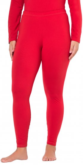 Ulla Popken Quick Dry Moisture Wicking Stretch Ski Leggings Salsa Red - Džinsi & Bikses Lielos Izmēros – Plus Size - 