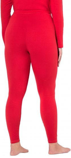 Ulla Popken Quick Dry Moisture Wicking Stretch Ski Leggings Salsa Red - Džinsi & Bikses Lielos Izmēros – Plus Size - 