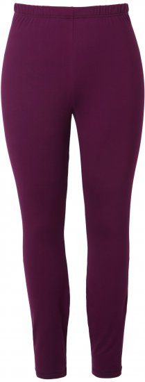 Ulla Popken Quick Dry Moisture Wicking Stretch Ski Leggings Grape Red - Džinsi & Bikses Lielos Izmēros – Plus Size - 