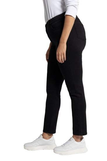 Ulla Popken Stretch Sarah Fit Skinny Jeans Black - Džinsi - Sieviešu džinsi lielos izmēros