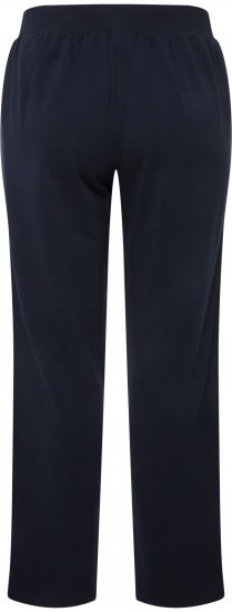 Ulla Popken Side Stripe Adjustable Drawstring Waist Joggers Navy - Džinsi & Bikses Lielos Izmēros – Plus Size - 