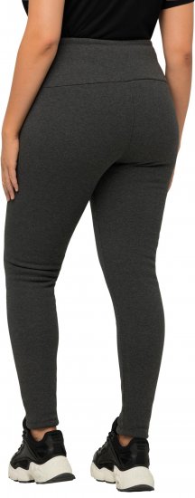 Ulla Popken Faux Fur Lined Stretch Leggings Charcoal - Džinsi & Bikses Lielos Izmēros – Plus Size - 