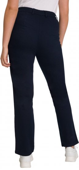 Ulla Popken Basic Mony Tapered Leg Stretch Pants Navy - Džinsi & Bikses Lielos Izmēros – Plus Size - 