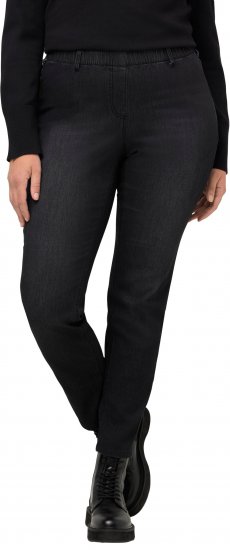 Ulla Popken Stretch Fit Sienna Jeans Black - Džinsi & Bikses Lielos Izmēros – Plus Size - 