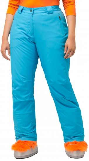 Ulla Popken Thermal Triple-Function Pants Bright Turquoise - Džinsi & Bikses Lielos Izmēros – Plus Size - 