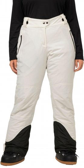 Ulla Popken HYPRAR Triple Function Ski Pants Snow White - Džinsi & Bikses Lielos Izmēros – Plus Size - 