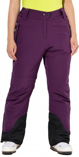 Ulla Popken HYPRAR Triple Function Ski Pants Grape Red - Džinsi & Bikses Lielos Izmēros – Plus Size - 