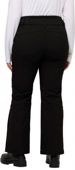 Ulla Popken Water Repellent Softshell Pants Black - Džinsi & Bikses Lielos Izmēros – Plus Size - 