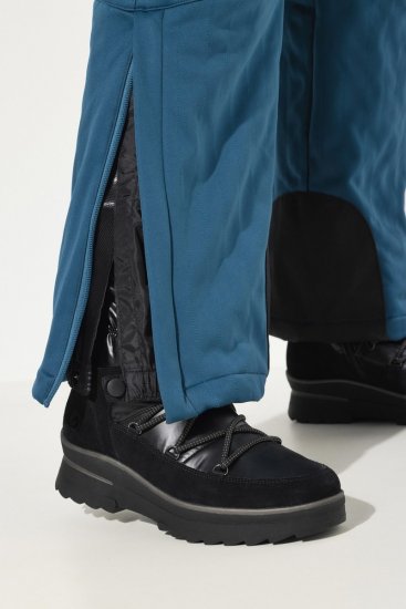Ulla Popken Water Repellent Softshell Pants Dark Petrol - Bikses - Lielo izmēru bikses sievietēm