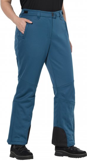 Ulla Popken Water Repellent Softshell Pants Dark Petrol - Džinsi & Bikses Lielos Izmēros – Plus Size - 
