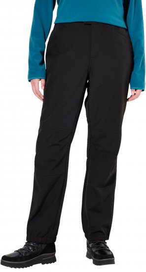 Ulla Popken Softshell Triple Function Fleece Lined Pants Black - Džinsi & Bikses Lielos Izmēros – Plus Size - 