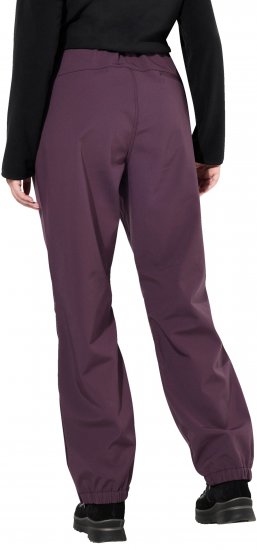 Ulla Popken Softshell Triple Function Fleece Lined Pants Dark Blackberry - Džinsi & Bikses Lielos Izmēros – Plus Size - 