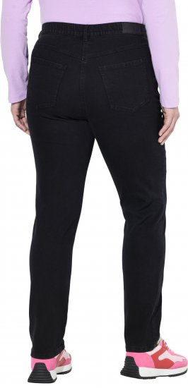 Ulla Popken Stretch Fit Jeans Black - Džinsi & Bikses Lielos Izmēros – Plus Size - 