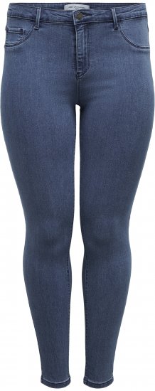 Only Carmakoma Thunder Life Skinny Fit Jeans Blue Denim - Džinsi & Bikses Lielos Izmēros – Plus Size - 