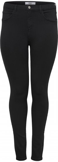 Only Carmakoma Storm Life Skinny Fit jeans Black - Džinsi - 