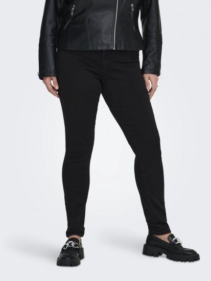 Only Carmakoma Storm Life Skinny Fit jeans Black - Džinsi - 