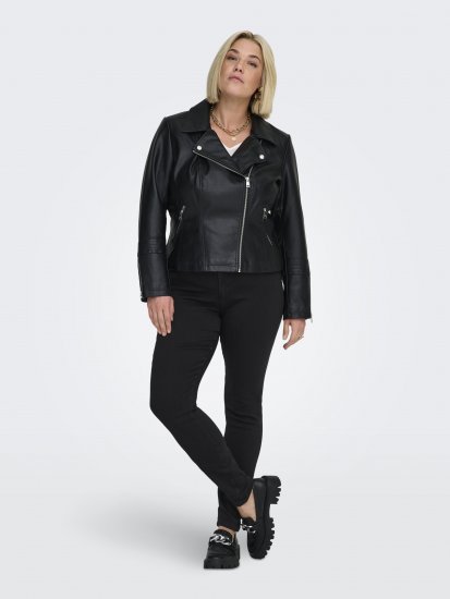 Only Carmakoma Storm Life Skinny Fit jeans Black - Džinsi - 