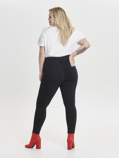Only Carmakoma Anna Life Skinny Jeans Black - Džinsi - 