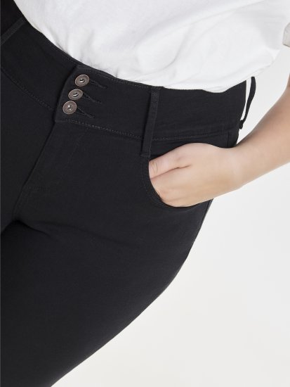Only Carmakoma Anna Life Skinny Jeans Black - Džinsi - 
