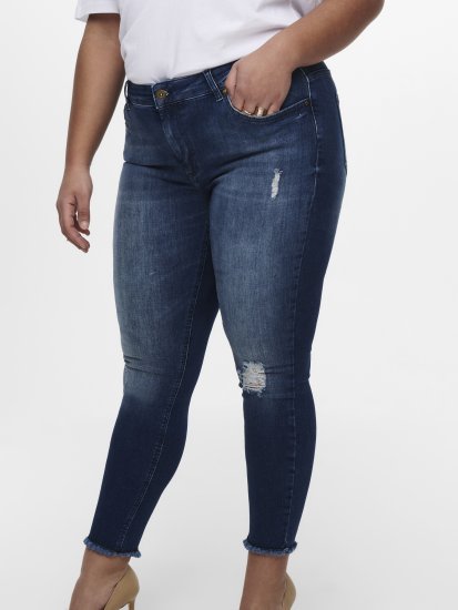 Only Carmakoma Willy Skinny Fit Jeans Blue - Džinsi - 