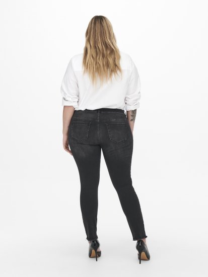 Only Carmakoma Willy Skinny Fit Jeans Black - Džinsi - 