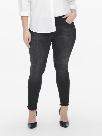 Only Carmakoma Willy Skinny Fit Jeans Black - Džinsi - 