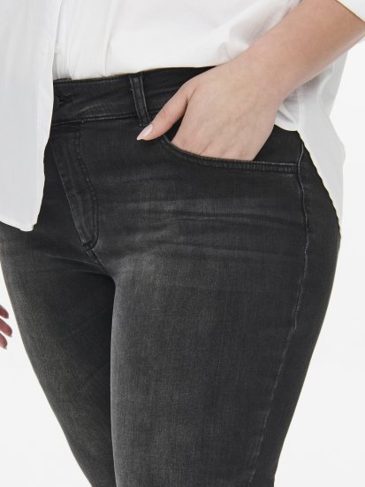 Only Carmakoma Willy Skinny Fit Jeans Black - Džinsi - 