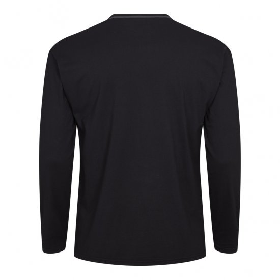 North Latitude Py Jersey O-Neck Long Sleeve Black - Lielo vīriešu t-krekli ar garām piedurknēm - Lielo vīriešu t-krekli ar garām piedurknēm