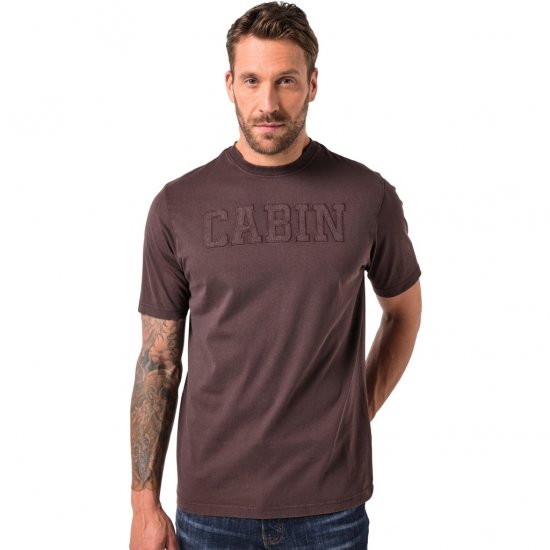 JP1880 T-Shirt Short Sleeve Cabin Mahogany Brown - T-krekli - T-krekli - 2XL-14XL