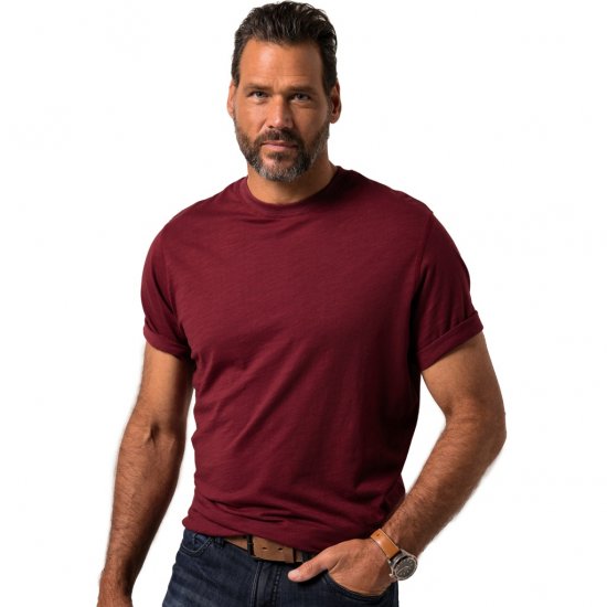 JP1880 T-Shirt Short Sleeve Soft Jersey Red - T-krekli - T-krekli - 2XL-14XL