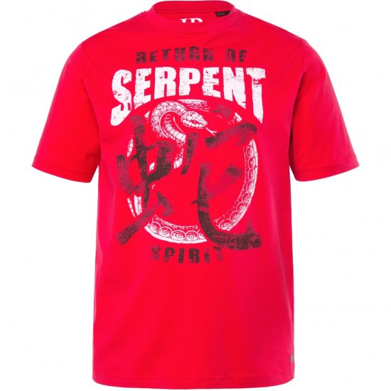 JP1880 T-Shirt Short Sleeve Serpent Red - T-krekli - T-krekli - 2XL-14XL