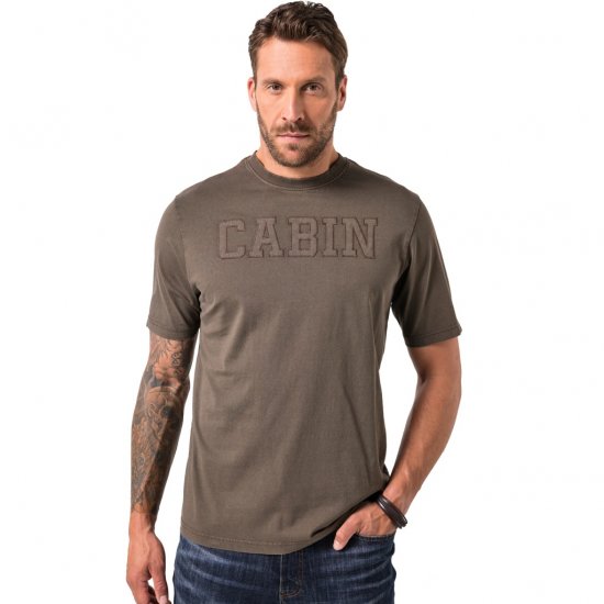 JP1880 T-Shirt Cabin Vintage Mocha - T-krekli - T-krekli - 2XL-14XL