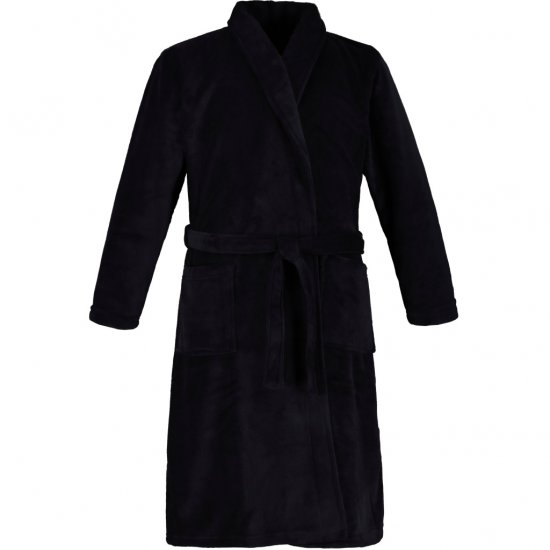 JP1880 Bathrobe with Spacious Patch Pockets Dark Navy - Apakšveļa un peldšorti - Apakšveļa - 2XL-8XL